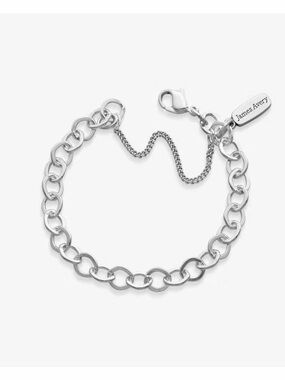 NWOT James Avery Sterling Silver Forged Chain Link Charm Bracelet